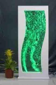 Colonna d'acqua parete d'acqua cascata Parete divisoria a led arredamento design metallo