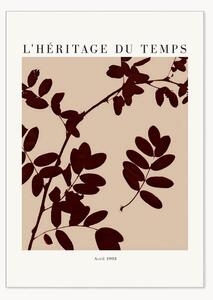 Poster Lheritage Du Temps