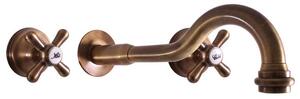Slezák-RAV Miscelatore per lavabo Slezák RAV Morava MK131SM ottone vecchio Colore: ottone vecchio