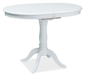 Tavolo da pranzo allungabile PIERCE - 100x70, bianco