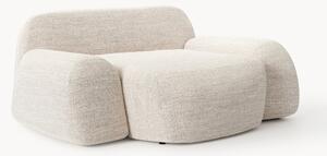 Poltrona lounge XL in bouclé Wolke