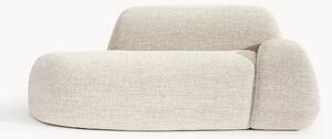 Divano 2 posti in bouclé con chaise longue Wolke