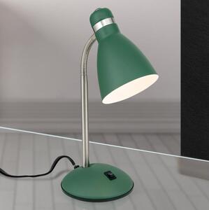 Orion - Lampada da scrivania SCHOOL 1xE27/40W/230V verde/cromo opaco