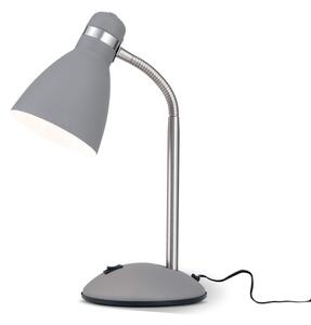 Orion - Lampada da tavolo SCHOOL 1xE27/40W/230V grigia/cromo opaco