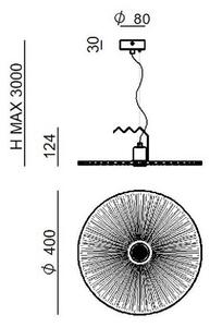 Linea Light Lampada a sospensione Doge_P, dimmerabile, Nero, Soggiorno / Sala da pranzo, Alluminio, Moderno, Lampada a sospensione