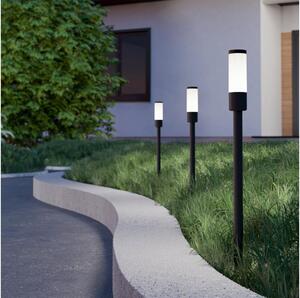 Eglo 902042 - Set di 3 lampade da esterno a LED ZANCARO, LED/1W/230V, IP44, nero