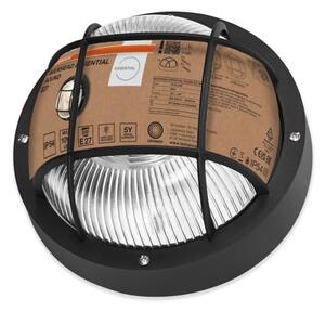Osram - Applique da esterno BULKHEAD 1xE27/10W/230V diam. 19 cm IP54 nero