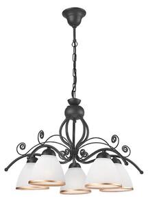 Lampadario a catena RETRO II 5xE27/60W/230V antracite