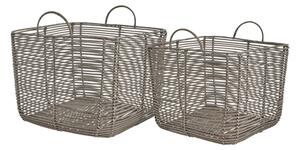 Harper Large - Set Due Ceste In Rattan