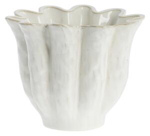 Vielle - Porta Vaso In Ceramica, Bianco