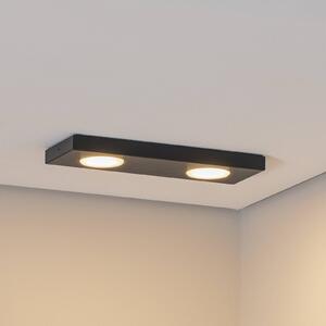 Plafoniera soffitto Hero SIGMA, dimmerabile, Nero, Corridoio, Metallo, Plafoniera
