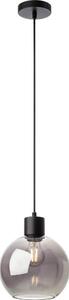 Redo 01-4045 - Lampadario a sospensione con filo ATLANTIS 1xE27/42W/230V diametro 20 cm nero