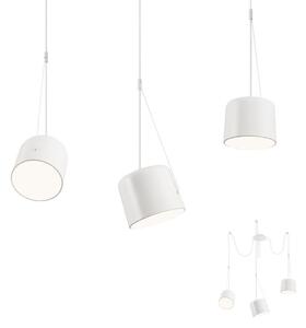 Redo 01-1825 - Lampadario a sospensione con filo DODO 3xE27/15W/230V ragno bianco