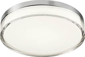 Redo 01-3728 - Plafoniera LED FRISBI LED/18W/230V 3000/4000K IP44 cromo