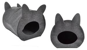 Bozzolo per gatti grigio scuro 34x40 cm - Love Story
