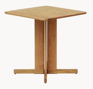 Tavolo da pranzo in legno di quercia Quatrefoil 68 x 68 cm