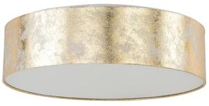 Lampada paralume in policotone dorato ø 45 cm Boho con stile moderno Beliani