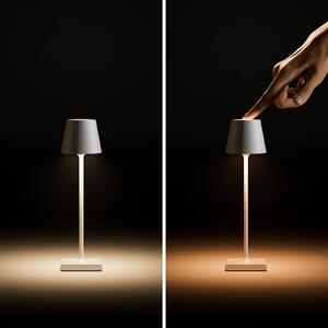 Sigor Lampada da tavolo LED tascabile Nuindie ricaricabile, nero notte