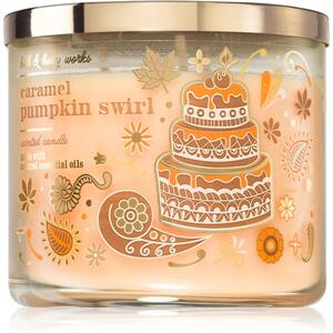 Bath & Body Works Caramel Pumpkin Swirl candela profumata 411 g