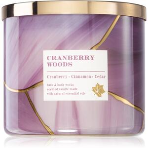 Bath & Body Works Cranberry Woods candela profumata 411 g