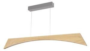 Spot-Lampada 1017402100000 - Lampadario a sospensione con filo LED dimmerabile ZIAD LED/14W/230V quercia