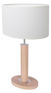 Spot-Lampada 7017400111557 - Lampada da tavolo MERCEDES 1xE27/40W/230V quercia