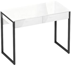 HOMCOM Scrivania per computer con 2 cassetti, 100x50 cm, nero | Aosom Italy