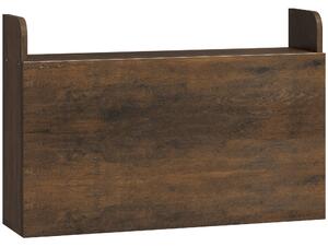 HOMCOM Scrivania sospesa da parete con piano ribaltabile e vani, 77x20x51 cm | Aosom Italy