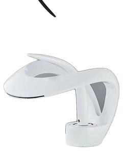 Miscelatore per lavabo, da montare a incasso, finitura lucida, bianco