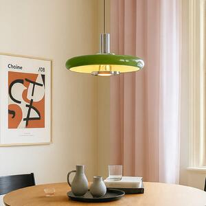 Lampada a sospensione Lindby, Branford, dimmerabile, Verde, Soggiorno, Metallo, Vintage