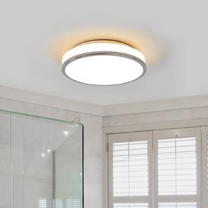 Plafoniera Lindby, Lyss, Bianco, Bagno, Vetro, Moderno