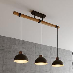 Lampada a sospensione Lindby, Holgar, dimmerabile, Grigio, Soggiorno, Metallo, Industriale