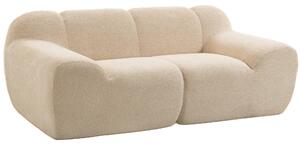 HOMCOM Divano 2 posti in chenille 174 cm con seduta e braccioli larghi imbottiti, beige | Aosom Italy