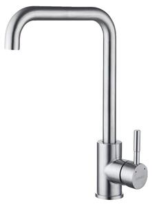 Rubinetto da cucina, girevole a 360°, facile da installare, cromato, attacco G3/8