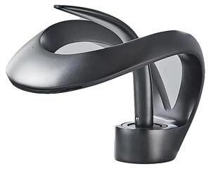 Miscelatore per lavabo, da montare a incasso, finitura lucida, colore nero