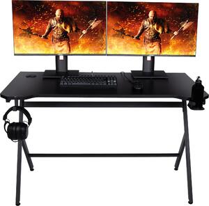 Konix Drakkar Mani, Design minimalista, Forma rettangolare, Materiale: MDF, Metallo, Ideale per il gaming, Perfetto per l'ufficio domestico, Finitura opaca