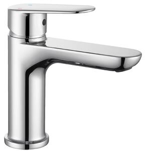 Miscelatore per lavabo, realizzato in lega di zinco, design a incasso, finitura cromata, acciaio inossidabile, attacco G3/8