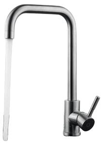 Miscelatore per cucina, da montare a parete o a soffitto, design moderno, cromato, attacco G3/8