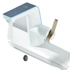Miscelatore per lavabo, monocomando, con display LED, bianco