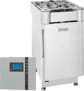 Riscaldatori per sauna Harvia Senator Combi 9 kW in acciaio con EOS ECON H3