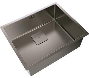 Lavello - Acciaio inossidabile con rivestimento PVD - Titanio - 3 fori - TEKA - FlexLinea