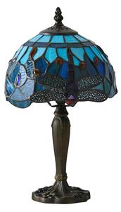 Endon 64088 - Lampada da tavolo Tiffany DRAGONFLY 1xE14/7W/230V diametro 20 cm