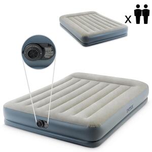 Materasso gonfiabile 203x152 cm per due persone, con pompa, marca INTEX, modello 64118