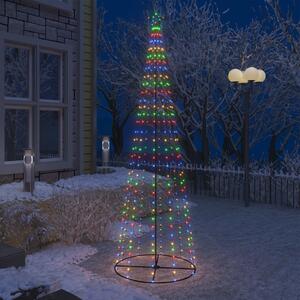 Albero di Natale a Cono con 330 LED Colorato 100x300 cm