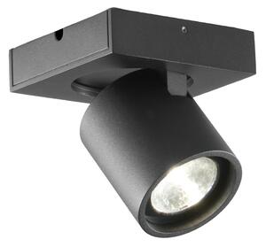 Plafoniera LIGHT-POINT, Focus 1, dimmerabile, Nero, Corridoio, Alluminio, Design