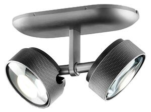 Plafoniera LIGHT-POINT, Cosmo C2, dimmerabile, Grigio, Soggiorno, Alluminio, Design