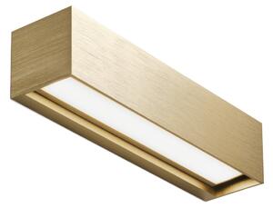 Applique da parete LIGHT-POINT, Linea W2, dimmerabile, Dorato / Ottone, Soggiorno, Alluminio, Design