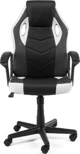 Sedia da ufficio OVELIA - nero / bianco