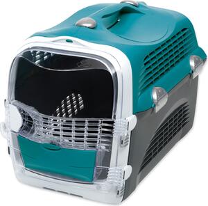 Scatola di trasporto Catit Cabrio Carrier Turchese / Grigio circa 51 x 33 x 35 cm