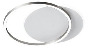 Plafoniera moderna perenz illumina orbit 8195 gr lc led alluminio metallo bianco grigio titanio acrilico - Perenz